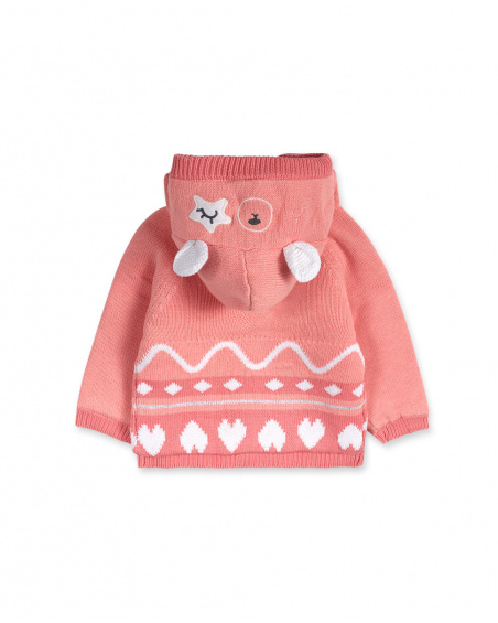 Veste Tricot Rose Fille Baby Circus Veste Tricot Rose Fille Baby Circus