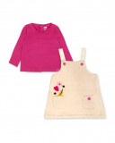 T-shirt Pichi Fourrure Et Tricot Blanc Fille Woodland T-shirt Pichi Fourrure Et Tricot Blanc Fille Woodland