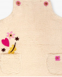 T-shirt Pichi Fourrure Et Tricot Blanc Fille Woodland T-shirt Pichi Fourrure Et Tricot Blanc Fille Woodland