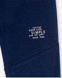 Pantalon Peluche Bleu Marine Garçon Basics Bébé W23