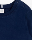 T-shirt Maille Marine Garçon Basics Bébé W23 T-shirt Maille Marine Garçon Basics Bébé W23