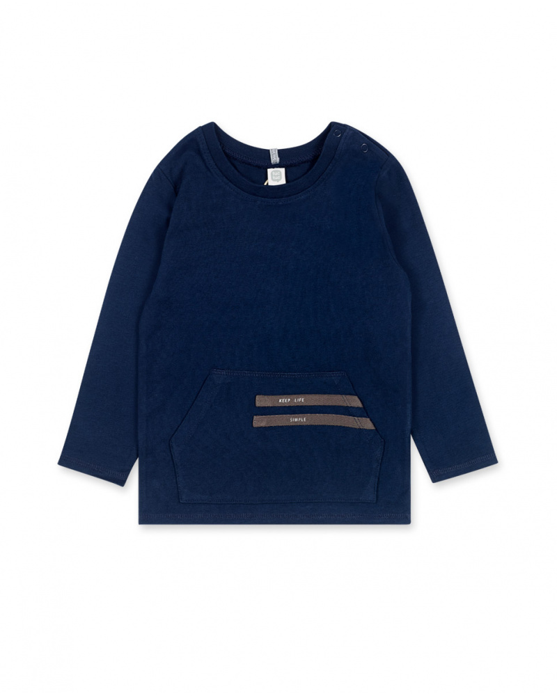 T-shirt Maille Marine Garçon Basics Bébé W23