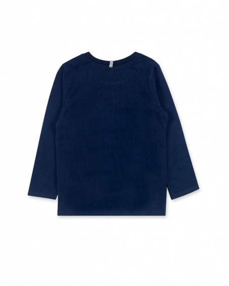 T-shirt Maille Marine Garçon Basics Bébé W23