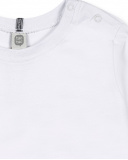 T-shirt Maille Blanc Garçon Basics Bébé W23 T-shirt Maille Blanc Garçon Basics Bébé W23