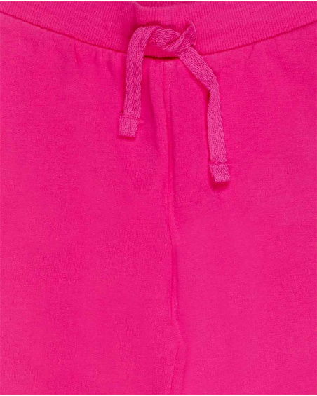 Survêtement Peluche Fuchsia Fille Basics Bébé W23 Survêtement Peluche Fuchsia Fille Basics Bébé W23