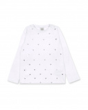 T-shirt Basique Blanc Maille Fille Bébé W23 T-shirt Basique Blanc Maille Fille Bébé W23