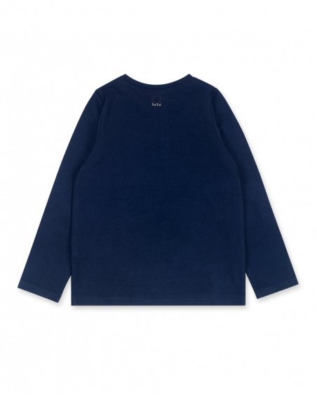 T-shirt Maille Marine Fille Basics Bébé W23