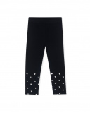Legging Maille Noir Fille Basics Bébé W23 Legging Maille Noir Fille Basics Bébé W23