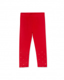 Legging Pois Rouge Fille Basics Bébé W23 Legging Pois Rouge Fille Basics Bébé W23