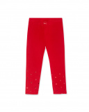 Legging Pois Rouge Fille Basics Bébé W23 Legging Pois Rouge Fille Basics Bébé W23