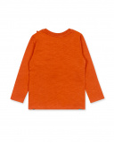 T-shirt Tricot Orange Garçon Natural Grown T-shirt Tricot Orange Garçon Natural Grown