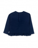 T-shirt en maille bleu fille Fishing Club T-shirt en maille bleu fille Fishing Club