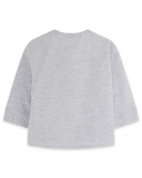 T-shirt garçon Connect gris et bleu en maille T-shirt garçon Connect gris et bleu en maille