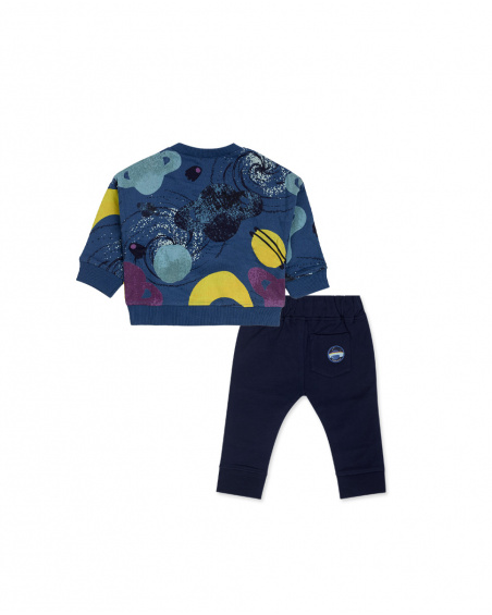 Sweat Bleu En Peluche Et Pantalon Garçon Galaxy Friends Sweat Bleu En Peluche Et Pantalon Garçon Galaxy Friends