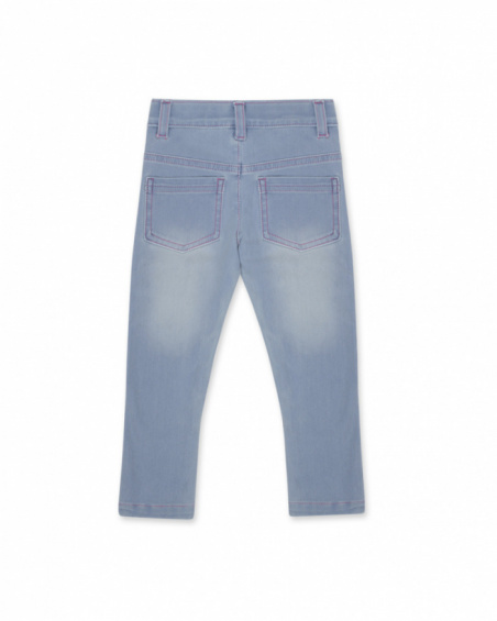 Pantalon en maille bleu pour fille Hip Hip Hooray! Pantalon en maille bleu pour fille Hip Hip Hooray!