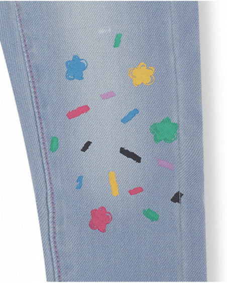 Pantalon en maille bleu pour fille Hip Hip Hooray! Pantalon en maille bleu pour fille Hip Hip Hooray!