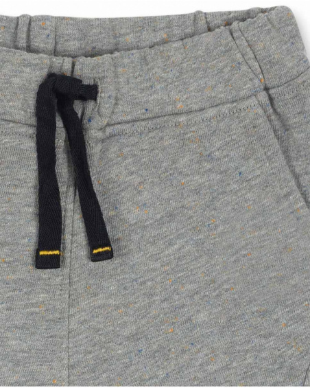 Bermuda gris en maille pour garçon Hip Hip Hooray! Bermuda gris en maille pour garçon Hip Hip Hooray!
