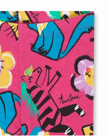 Legging en maille fuchsia pour fille Hip Hip Hooray! Legging en maille fuchsia pour fille Hip Hip Hooray!