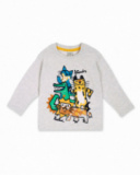 T-shirt long en maille beige pour garçon Hip Hip Hooray! T-shirt long en maille beige pour garçon Hip Hip Hooray!