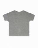 T-shirt gris en maille pour garçon Hip Hip Hooray! T-shirt gris en maille pour garçon Hip Hip Hooray!