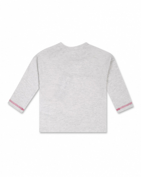 T-shirt en maille beige pour fille Hip Hip Hooray! T-shirt en maille beige pour fille Hip Hip Hooray!