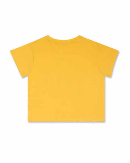 T-shirt en maille jaune pour fille Hip Hip Hooray! T-shirt en maille jaune pour fille Hip Hip Hooray!