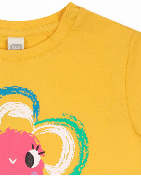 T-shirt en maille jaune pour fille Hip Hip Hooray! T-shirt en maille jaune pour fille Hip Hip Hooray!