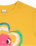 T-shirt en maille jaune pour fille Hip Hip Hooray! T-shirt en maille jaune pour fille Hip Hip Hooray!
