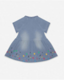 Robe en maille bleue pour fille Hip Hip Hooray! Robe en maille bleue pour fille Hip Hip Hooray!