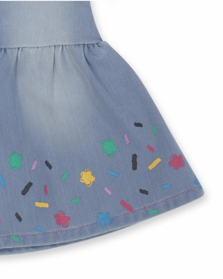 Robe en maille bleue pour fille Hip Hip Hooray! Robe en maille bleue pour fille Hip Hip Hooray!