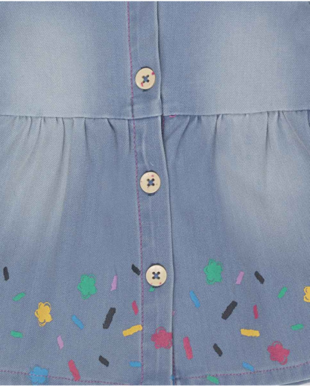 Robe en maille bleue pour fille Hip Hip Hooray! Robe en maille bleue pour fille Hip Hip Hooray!