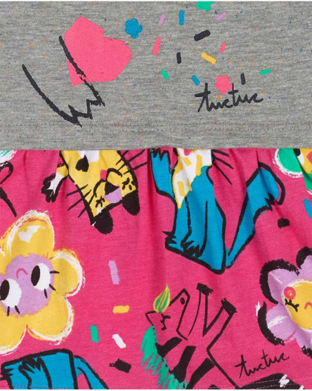 Robe longue en maille gris rose pour fille Hip Hip Hooray! Robe longue en maille gris rose pour fille Hip Hip Hooray!