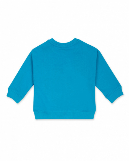 Sweat molleton bleu pour garçon Hip Hip Hooray! Sweat molleton bleu pour garçon Hip Hip Hooray!