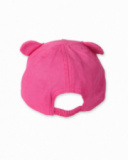 Bonnet tricot rose fille Eco-Safari Bonnet tricot rose fille Eco-Safari