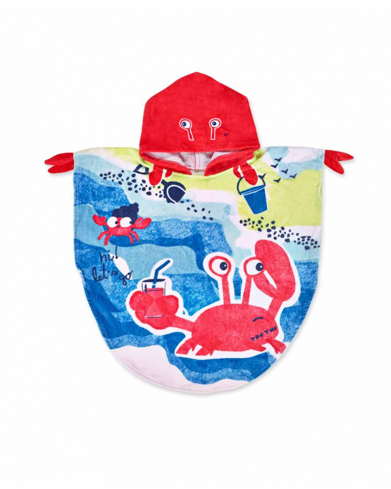 Serviette poncho imprimée unisexe Beach Day