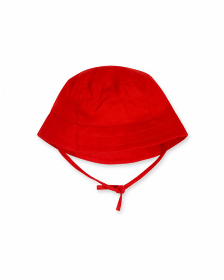 Casquette plate rouge unisexe Beach Day Casquette plate rouge unisexe Beach Day