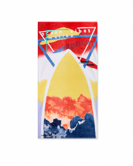 Serviette imprimé surf pour garçon Spring Break Serviette imprimé surf pour garçon Spring Break