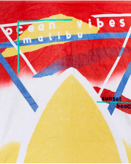 Serviette imprimé surf pour garçon Spring Break Serviette imprimé surf pour garçon Spring Break