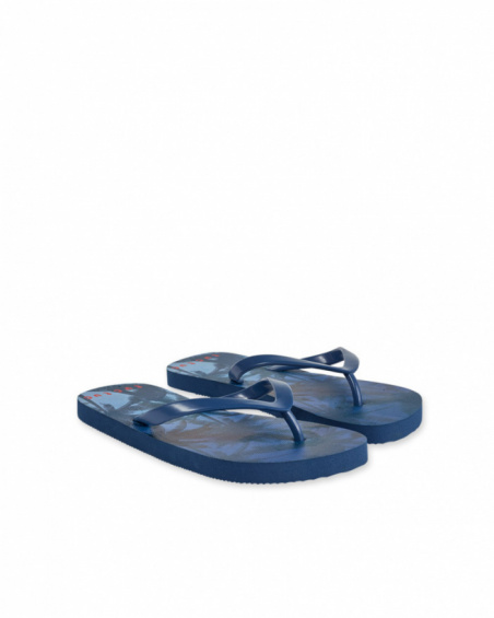 Tongs bleues pour garçon Spring Break Tongs bleues pour garçon Spring Break