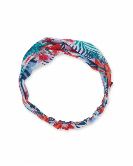 Bandeau rigide blanc rouge pour fille Hello Playa Bandeau rigide blanc rouge pour fille Hello Playa