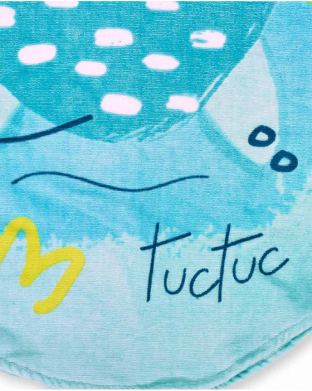 Serviette poncho bleu pour garçon Tortues Serviette poncho bleu pour garçon Tortues