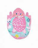 Serviette poncho rose pour fille Tortues Serviette poncho rose pour fille Tortues