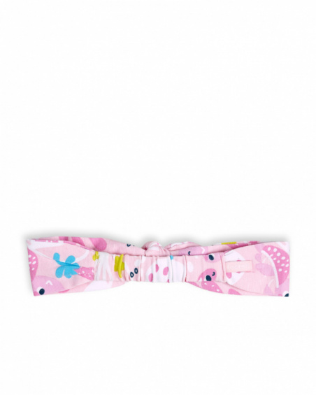 Bandeau tricot imprimé tortues fille Bandeau tricot imprimé tortues fille