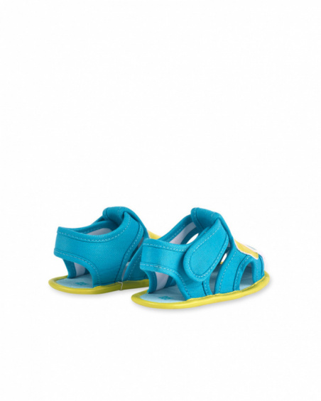 Chaussures garçon en sergé bleu Turtles Chaussures garçon en sergé bleu Turtles