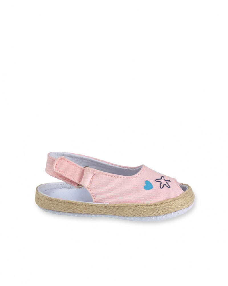 Chaussures twill fille Turtles roses