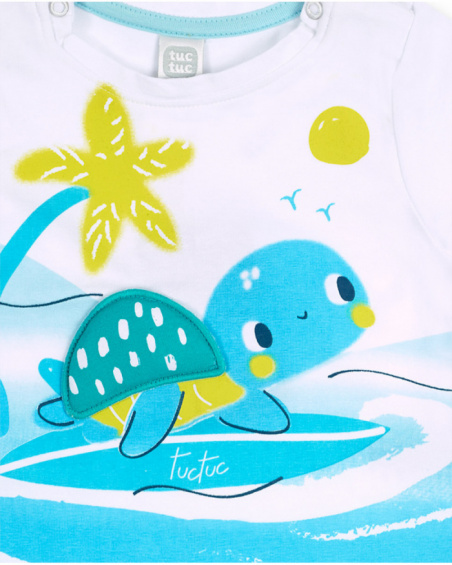 Ensemble tricot bleu garçon Tortues Ensemble tricot bleu garçon Tortues