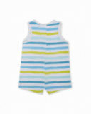 Barboteuse tricot rayé garçon Tortues Barboteuse tricot rayé garçon Tortues