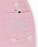 Combinaison plate rose pour fille Turtles Combinaison plate rose pour fille Turtles