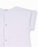 Robe en maille blanche pour fille Turtles Robe en maille blanche pour fille Turtles