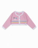 Veste tricot rose pour fille Turtles Veste tricot rose pour fille Turtles